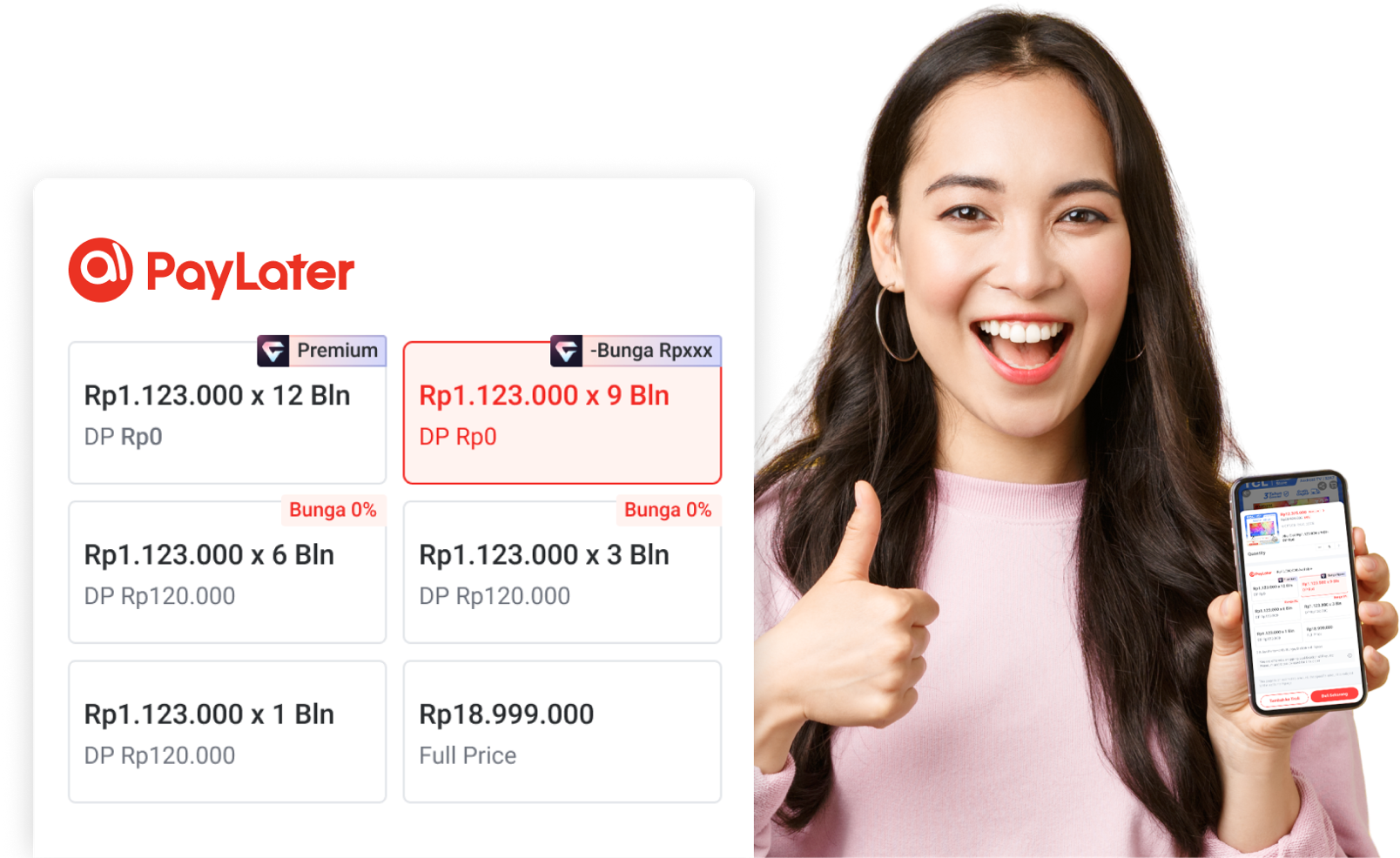 Ilustrasi kemudahan belanja online menggunakan aplikasi PayLater Akulaku dengan berbagai pilihan produk elektronik dan kebutuhan harian